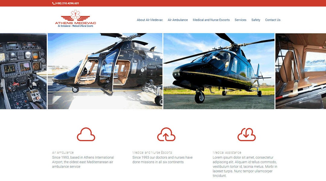 athensmedevac.gr, new corporate website