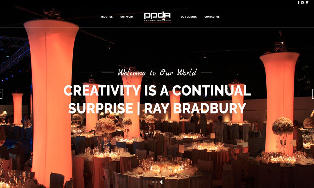 Website for architectural designers ppda.gr
