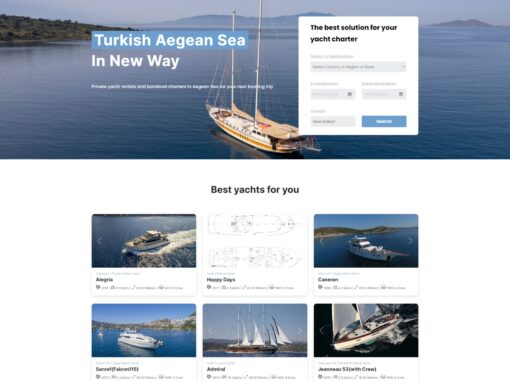 New website for Yachtsforrent.net