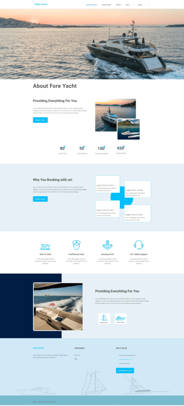 foreyacht about page