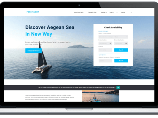 FOREYACHT, Yacht Chartering Website