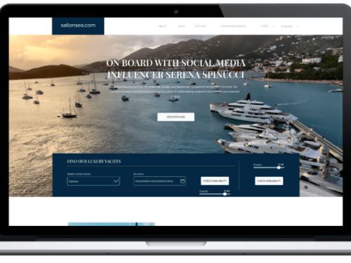 SAILONSEA, Yacht Chartering Website